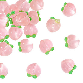 50шт. подвески из смолы в виде персика