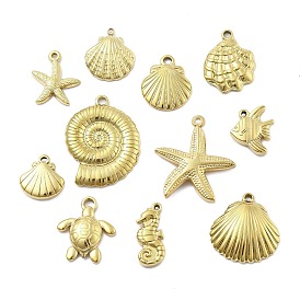 304 подвески из нержавеющей стали, ионное покрытие (ip), морские животные