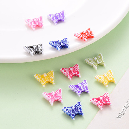 Craft Style Acrylic Beads, Butterfly
