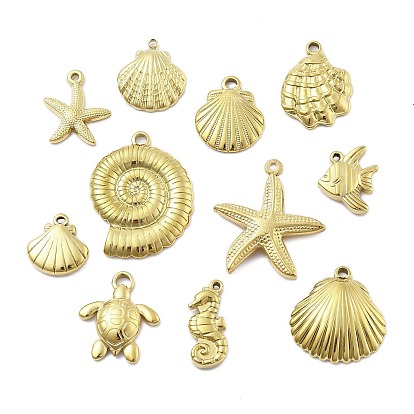 304 подвески из нержавеющей стали, ионное покрытие (ip), морские животные