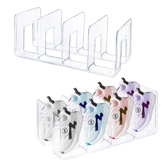 Transparent Acrylic Shoes Storage Rack