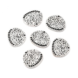 Liens de composants en alliage de lustre de style tibétain, fan