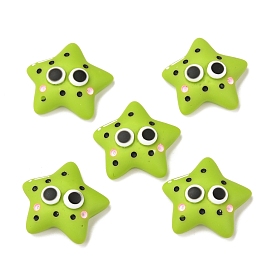 Кабошон из кулинарной смолы, имитация еды, звезды с глаз