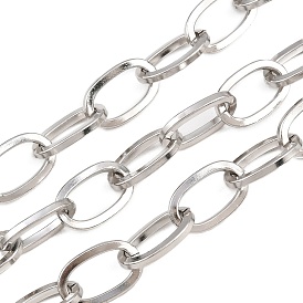 304 cadenas de cable de acero inoxidable, sin soldar, con carrete, revestimiento de iones (ip)
