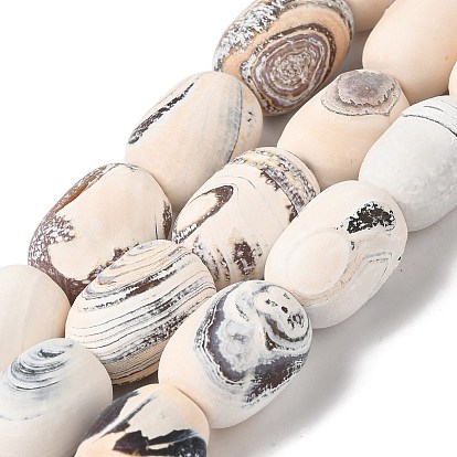 Природные пожары треск агат бисер нитей, барабанные бусины