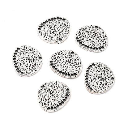Liens de composants en alliage de lustre de style tibétain, fan
