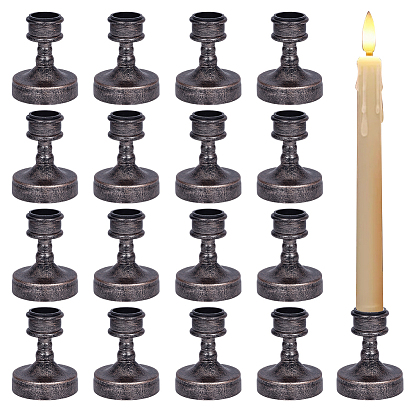 24шт. пластиковый высокий подсвечник, центральная часть свечи на столбе, идеальное украшение для домашней вечеринки