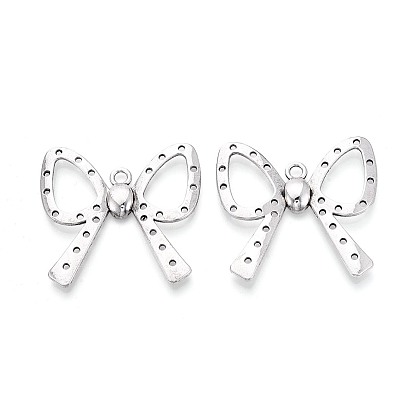 Тибетский сплав стиля большие кулоны, бантом прелести