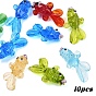 10Pcs Handmade Lampwork Bumpy Beads, Clownfish