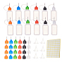 Plastic Glue Bottles, Plastic Replace Head and Transparent Plastic Funnel Hopper