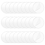 60feuille acrylique pour loisirs créatifs, plat rond