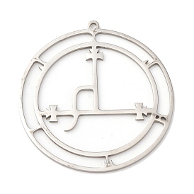 201 подвески из нержавеющей стали, символ лилит чары