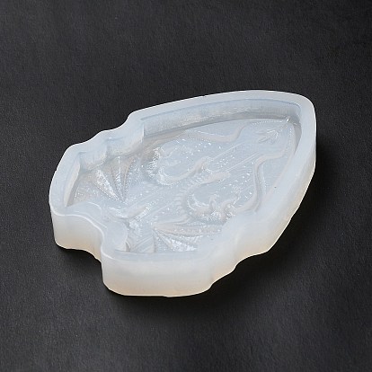 Shield & Dragon Display Decoration Silicone Molds, Resin Casting Molds, for UV Resin, Epoxy Resin Craft Making