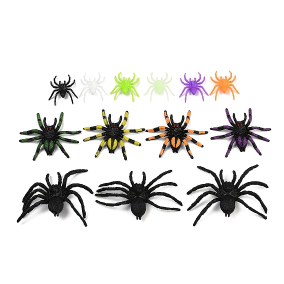 Пластиковая имитационная модель игрушки-паука из ПВХ, для украшения хэллоуина