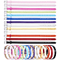 26 pièces 13 bracelets en cordon de simili cuir de différentes couleurs, boucle ajustable en acier inoxydable, bijou pour hommes et femmes, couleur inox