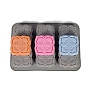 6 Cavity Flower Cake Mold DIY Food Grade Silicone Mold