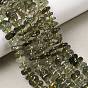 Естественный зеленый кварцевые нити бисера, самородки, с бисером, класс А