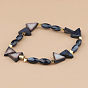 Colorful Handmade Triangle Natural Shell Bracelet for Women