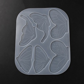 Moules en silicone pour pinces à cheveux papillon à faire soi-même, moules de résine, pour la fabrication artisanale de résine uv et de résine époxy