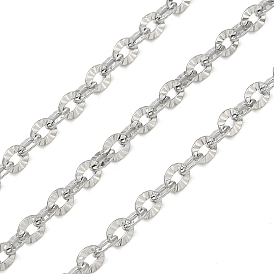 Ручная работа 304 текстурированные цепочки из нержавеющей стали, несварные, с катушкой