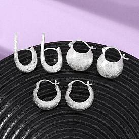 Латунные серьги обруча, без никеля 