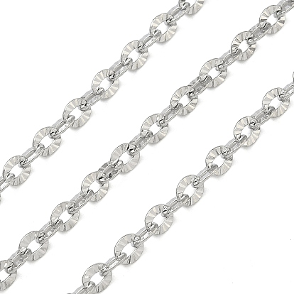 Ручная работа 304 текстурированные цепочки из нержавеющей стали, несварные, с катушкой