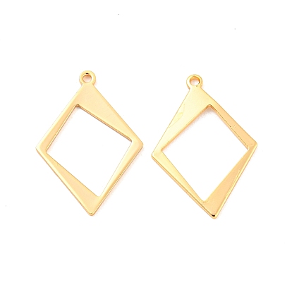 Стойки обшивки латунные подвески, без кадмия, без никеля и без свинца, ромбовидный шарм