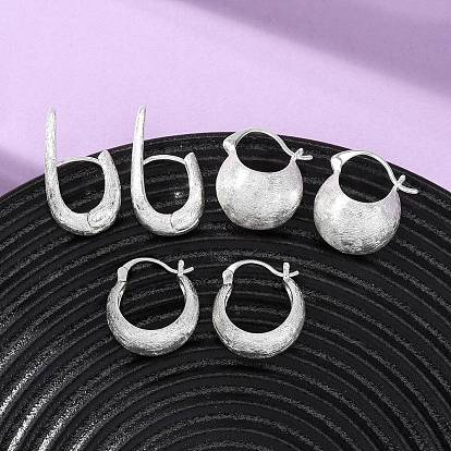 Латунные серьги обруча, без никеля 