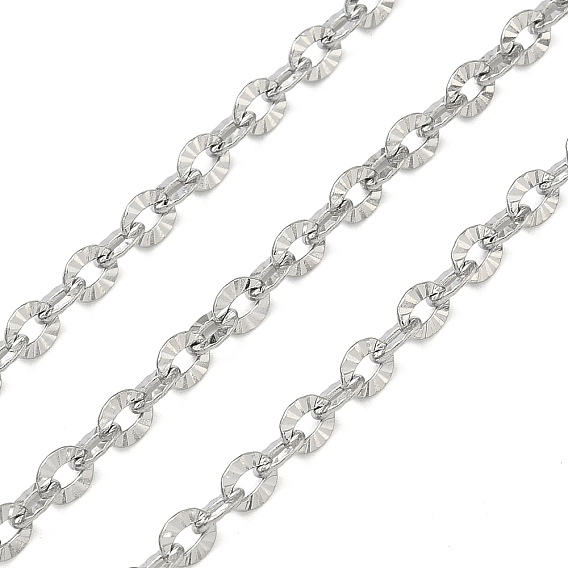 Ручная работа 304 текстурированные цепочки из нержавеющей стали, несварные, с катушкой