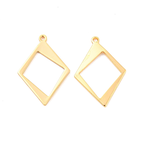 Стойки обшивки латунные подвески, без кадмия, без никеля и без свинца, ромбовидный шарм