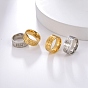 304 Stainless Steel Dog Pattern Finger Rings