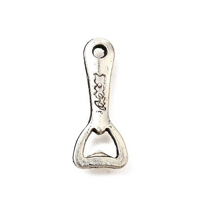 Сплавочные подвески тибетского стиля, без кадмия и без свинца, подвески в форме открывашки для бутылок