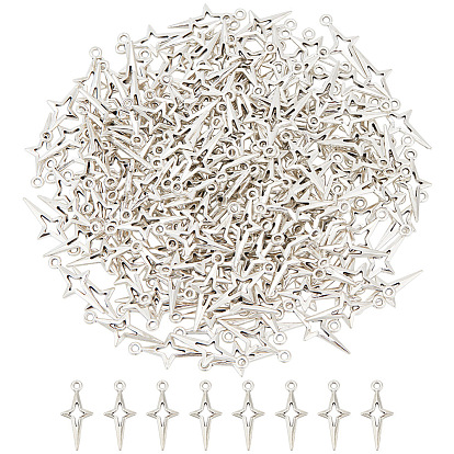 200 шт. Подвески из сплава в тибетском стиле, звезда