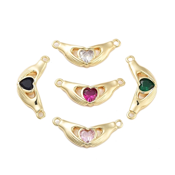 Стойка металлическая латунная микропрофилированная кубическая циркония подвески, без кадмия и без свинца, долговечный, сердце