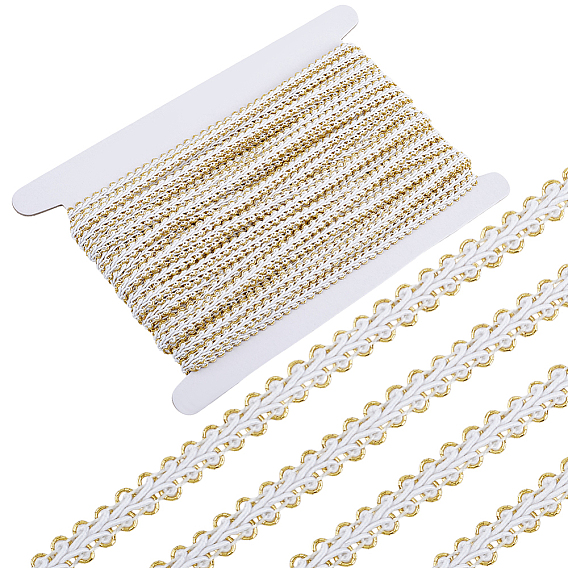 27.5ярдов полиэстеровой кружевной ленты, аксессуары для одежды, с картой дисплея 1pc картона