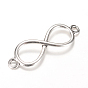 Звенья / разъемы из сплава в тибетском стиле, бесконечность, без кадмия и без свинца
