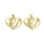 Латунные подвески, без кадмия и без свинца, долговечный, шарма сердца