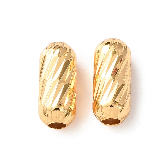 Латунные бусины, текстурированная колонка, стойки покрытие, долговечный, без кадмия и без свинца