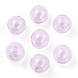 Perles de globe en verre borosilicaté soufflé transparent, ronde, pour diy souhait bouteille pendentif perles de verre