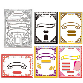 Углеродистая сталь разрезает трафареты, для diy scrapbooking, Фотоальбом, декоративная бумага для тиснения, цвет нержавеющей стали