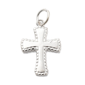 925 стерлингов серебряные подвески, религия крест прелести, с 925 штампом и соединительными кольцами