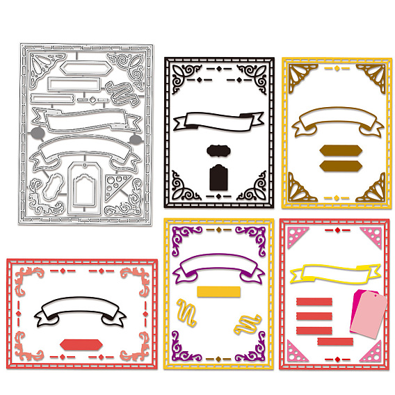 Углеродистая сталь разрезает трафареты, для diy scrapbooking, Фотоальбом, декоративная бумага для тиснения, цвет нержавеющей стали