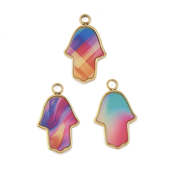 304 нержавеющей стальной эмали подвески, оберег на руку хамса