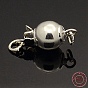 925 Sterling Silver Round Box Clasps