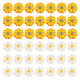 200 шт 2 стили ручной работы из полимерной глины бусины, цветок