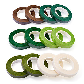 12 рулоны 6 цветная малярная лента, ленточная текстурированная бумага, для покраски, связывание листьев и цветов