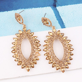 Chic and Stylish Inlaid Stud Earrings for Women - Long-Term Stable Supply