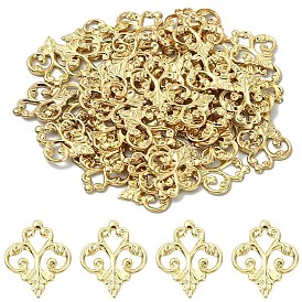 50шт. 201 филигранные соединительные элементы из нержавеющей стали, цветок