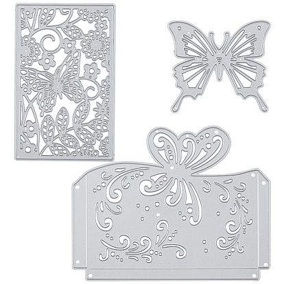 CRASPIRE Carbon Steel Cutting Dies Stencils, for DIY Scrapbooking/Photo Album, Decorative Embossing DIY Paper Card, Butterfly Pattern