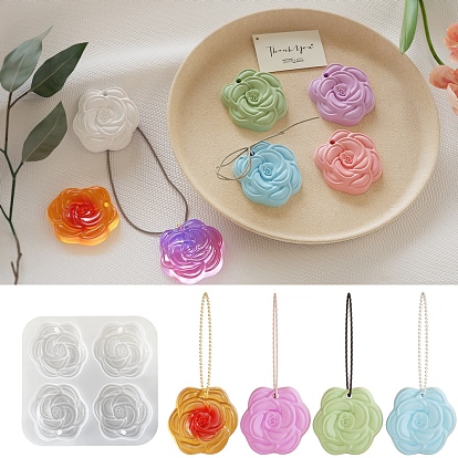 Diy пищевые силиконовые формы, подвески в форме помадки, для украшения торта поделки, цвет шоколада, конфеты, изготовление ювелирных изделий на основе смолы и эпоксидной смолы, цветок